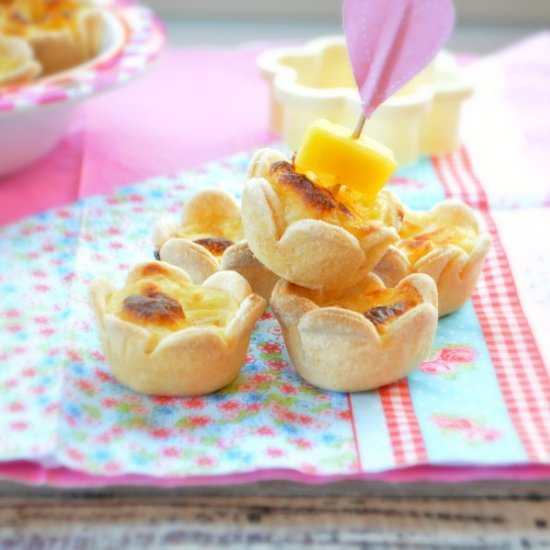 Mango and Coconut Custard Pie