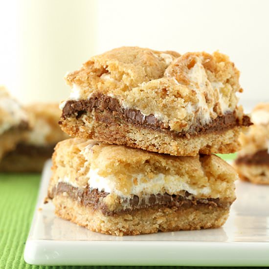 S’mores Cookie Crumb Bars