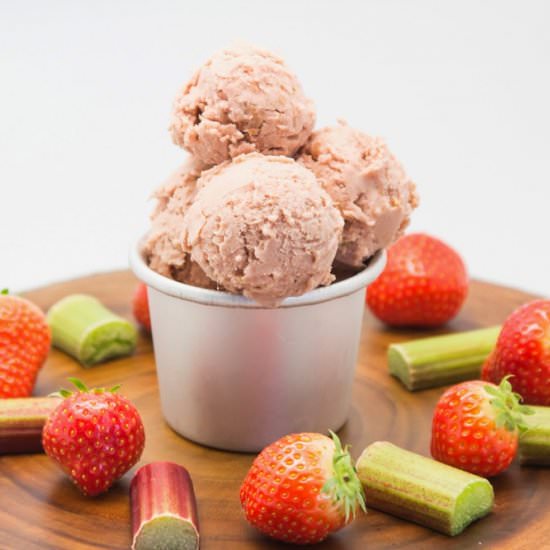 Rhubarb Strawberry Coconut