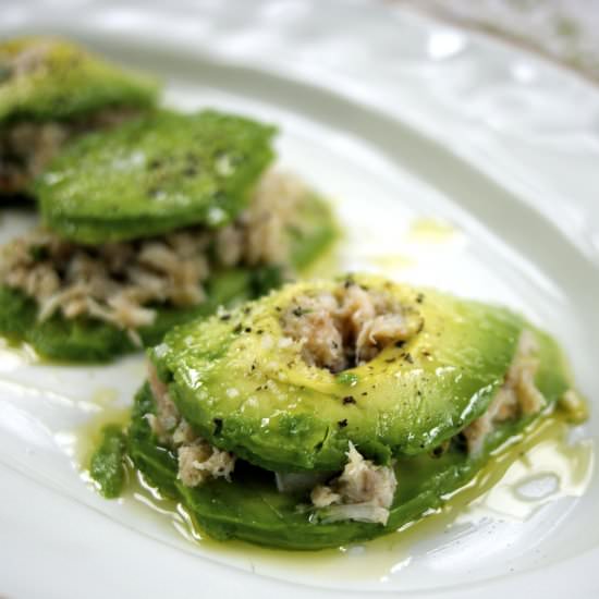 Crab Avocado Ravioli