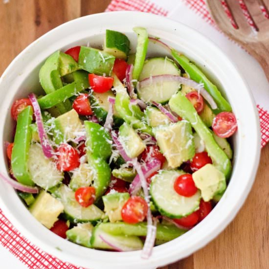 Summer Avocado and Tomato Salad