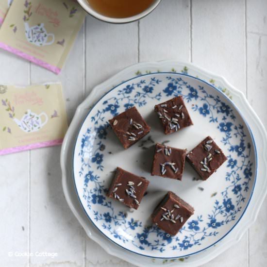 Chocolate Lavender Fudge