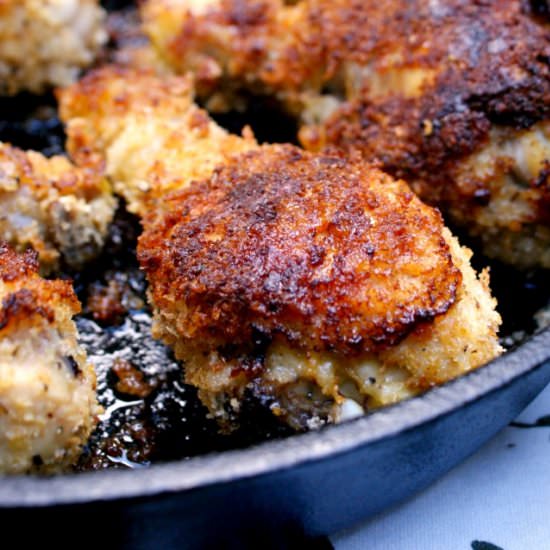 Oven-Fried Panko Chicken Drumsticks