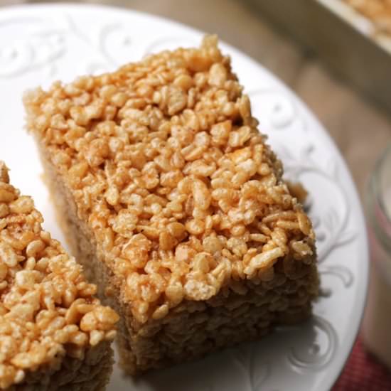Salted Caramel Brown Butter Rice