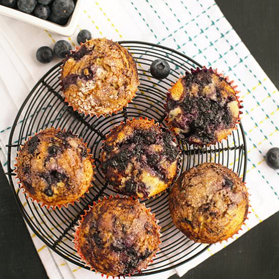 Blueberry Swirl Muffins