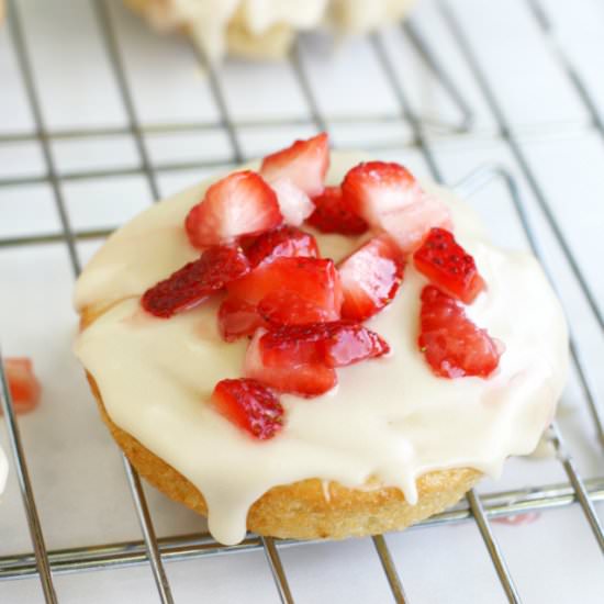 Strawberry Shortcake Donuts