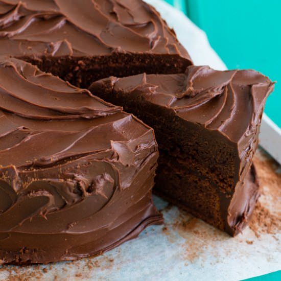 Whiskey Fudge Cake