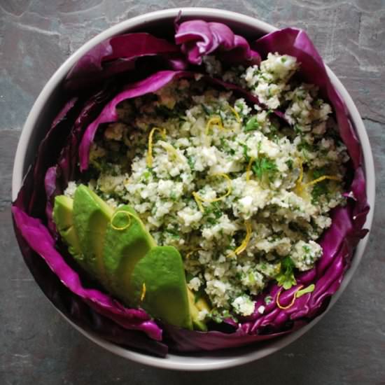 Artichoke & Cauliflower “Cous Cous”