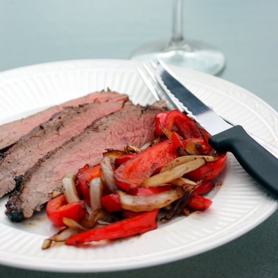 Pesto Marinated Flank Steak