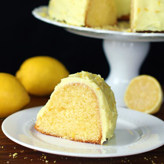 Homemade Lemon Pudding Bundt Cake