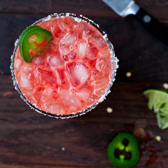 Jalapeño & Watermelon Margarita