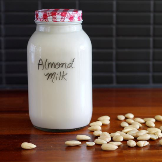 Homemade Almond Milk