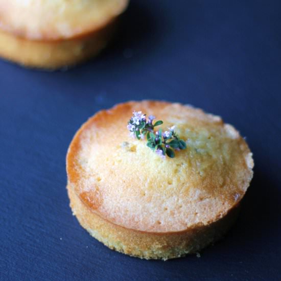 Sticky Lemon Thyme Cakes