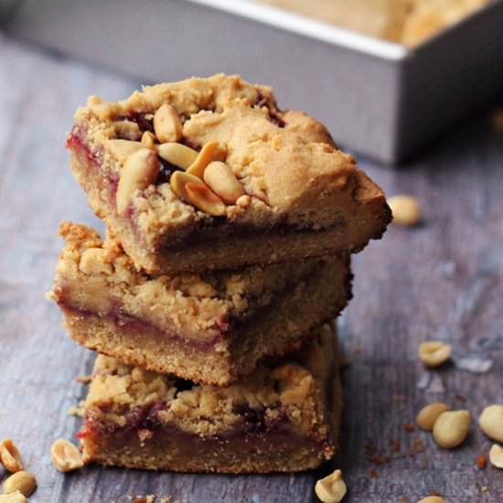 Peanut Butter & Jelly Bars