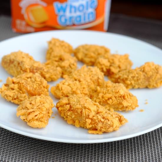 Goldfish Encrusted Chicken Nuggets