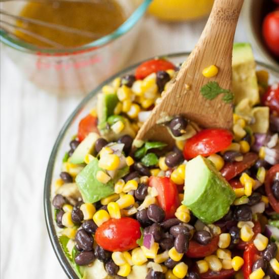 SUMMER CORN, AVOCADO & BLACK BEAN