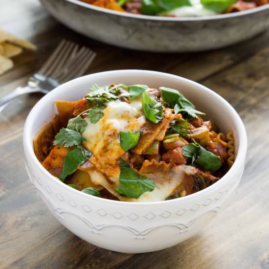 Enchilada Skillet Lasagna