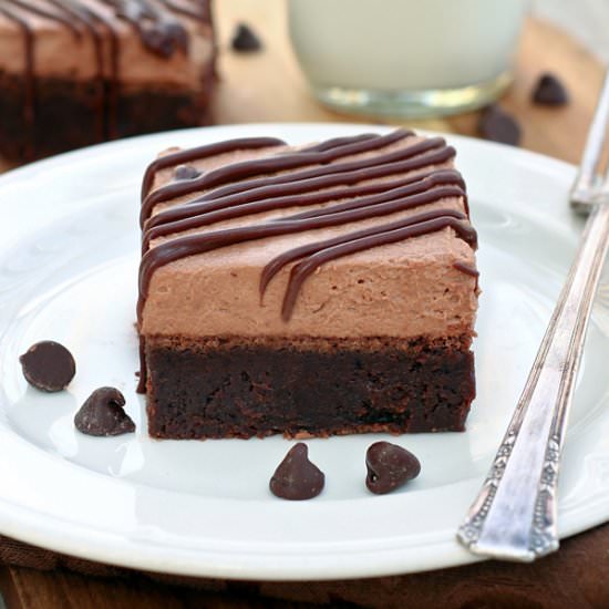 Chocolate Mousse Brownies