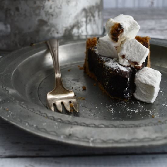 S’mores Brownie Torte