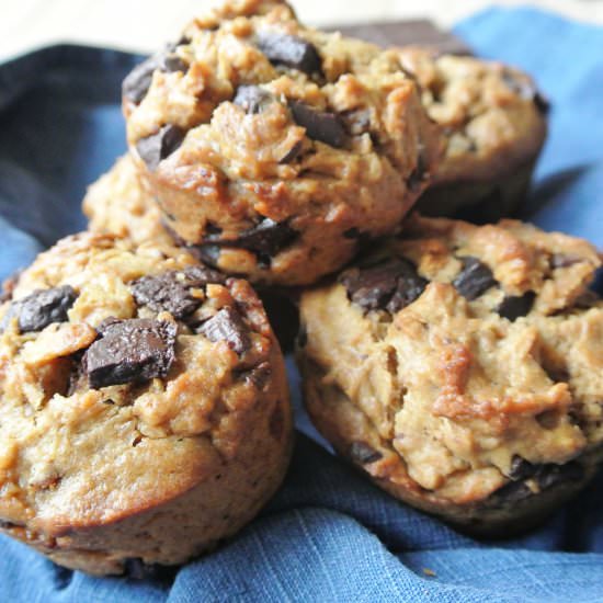 Peanut Butter Chocolate Muffins