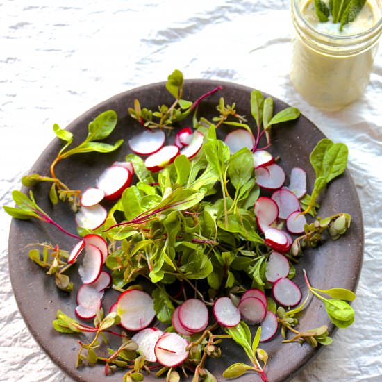 A mediterranean spring dinner