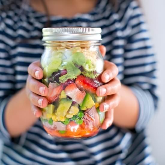 Kid-Friendly Salad in a Jar