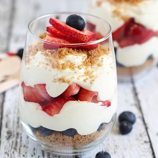 No-Bake Cheesecake Parfaits