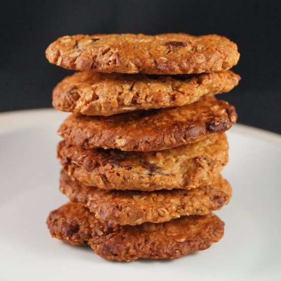Almond Butter Oat Cookies