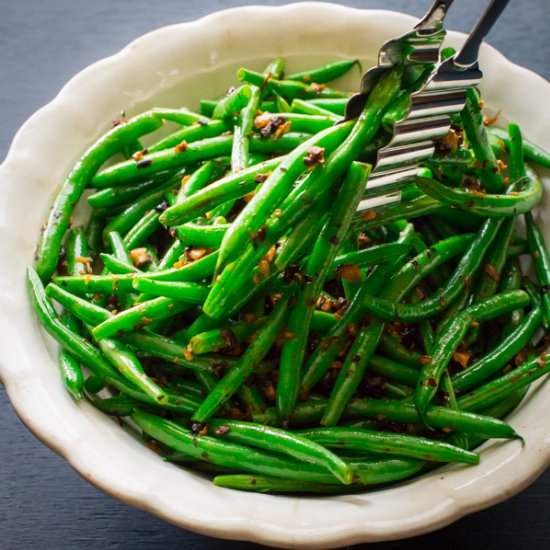 Dirty Green Beans