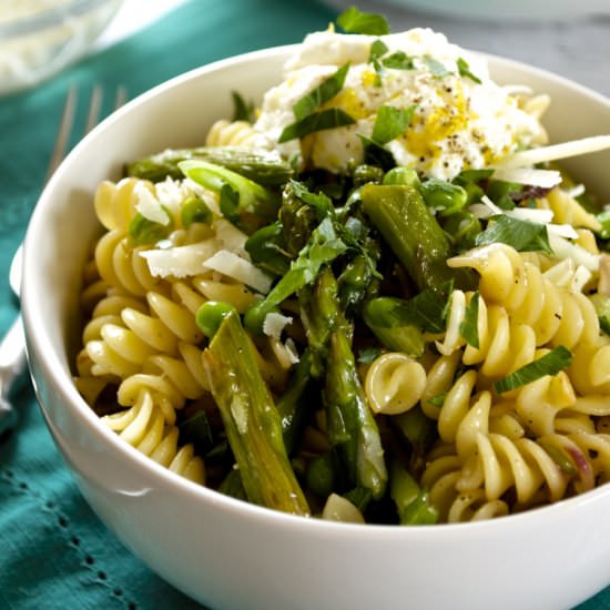 Spring Pasta with Ricotta