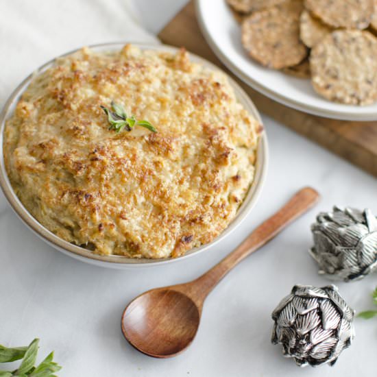 Guilt Free Artichoke White Bean Dip