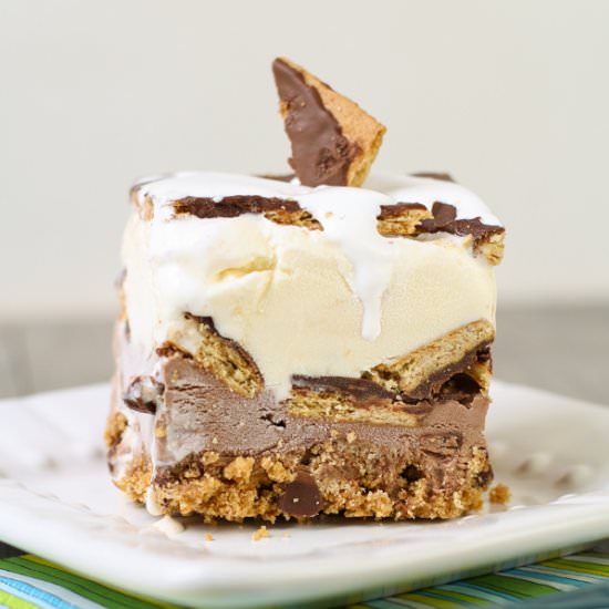 S’mores Ice Cream Cake