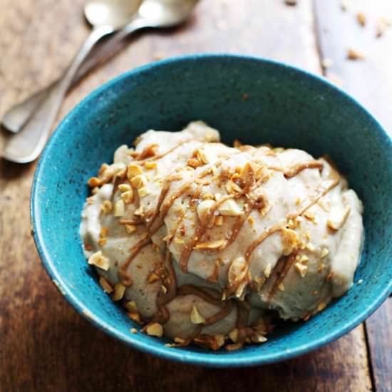 Peanut Butter Banana Ice Cream
