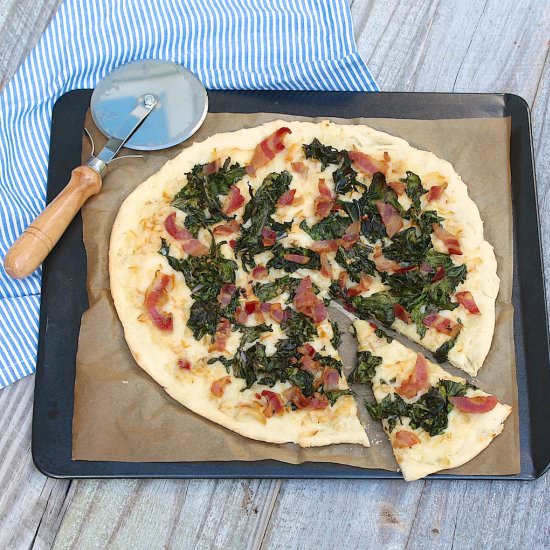 Smoked Mozzarella & Pancetta Pizza