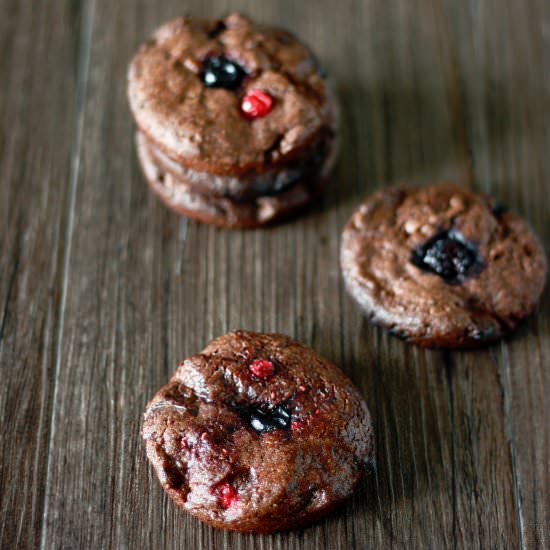Chocolate Berry Cookies