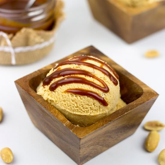 Salted Caramel & Peanut Ice Cream