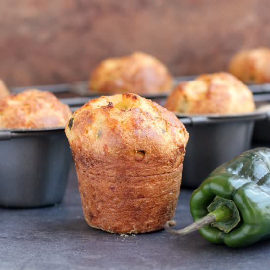 Poblano Pepper & Pepperjack Popover