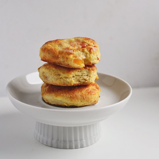 Apricot Marzipan Scones