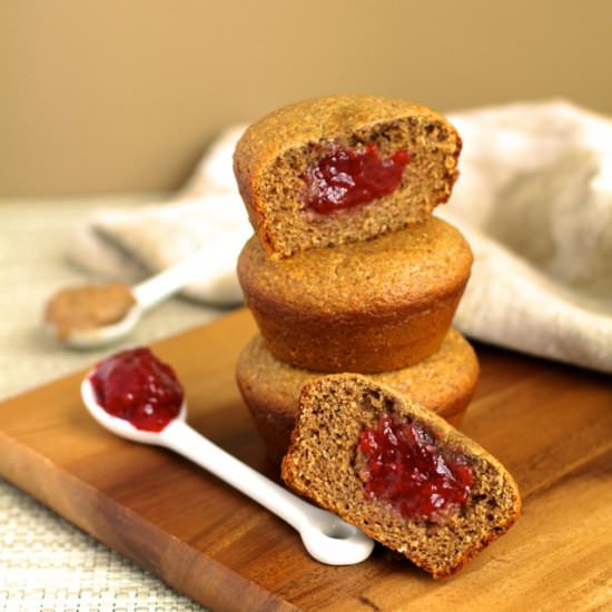 Flourless AB & Jelly Muffins