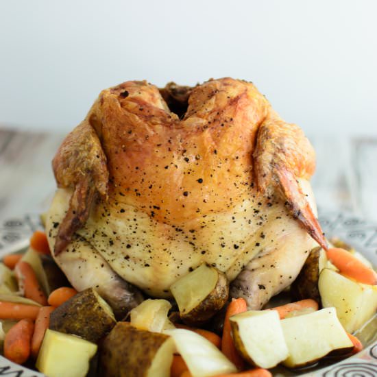 Bundt Pan Roast Chicken