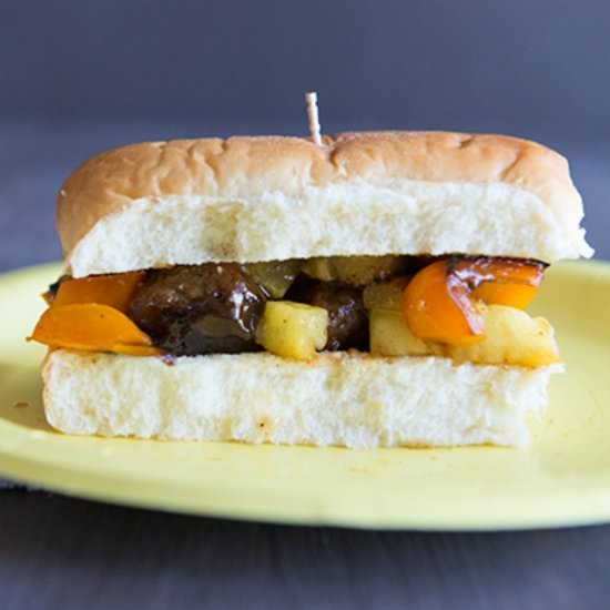 Meatball Subs w/Pineapple & Peppers