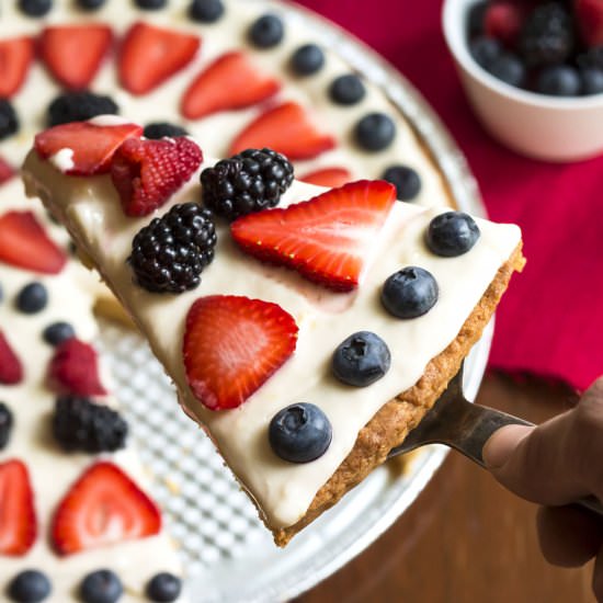 4th of July Fruit Pizza