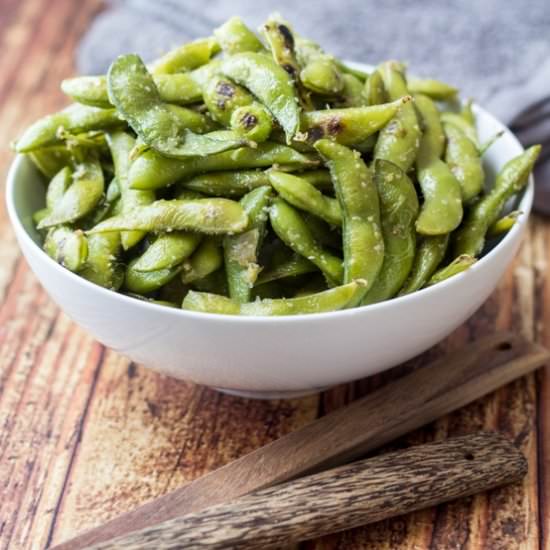 Garlic & Ginger Edamame