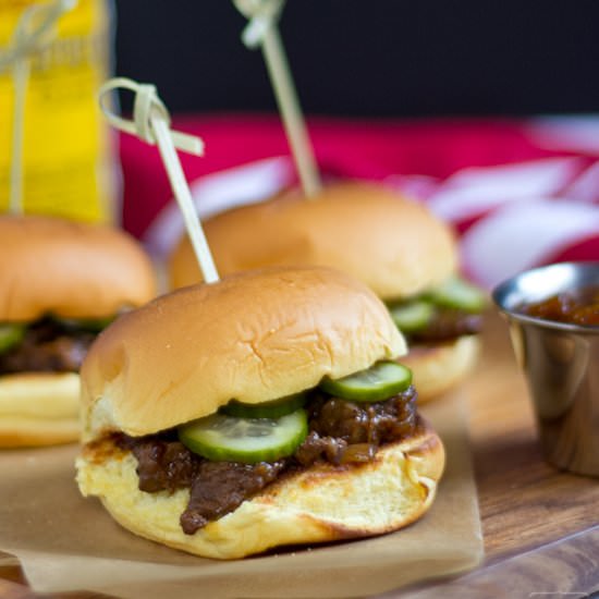 Black Pepper Beef Sliders