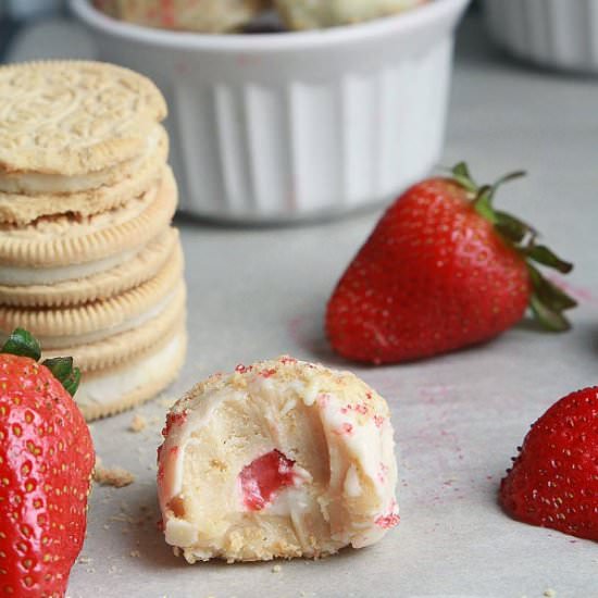 Strawberry Shortcake Oreo Truffles