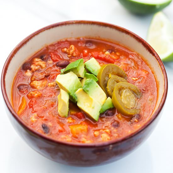 Skinny Turkey Chili