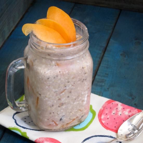 Apricot Cherry Overnight Oatmeal