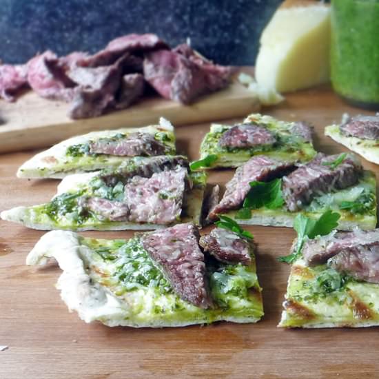 Grilled Steak Flatbread