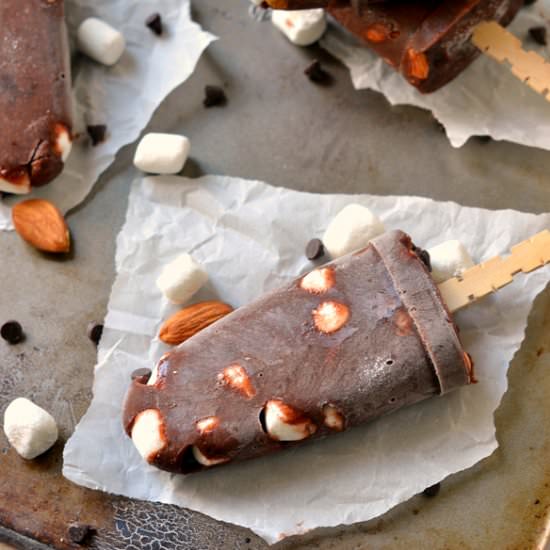 Rocky Road Pudding Pops