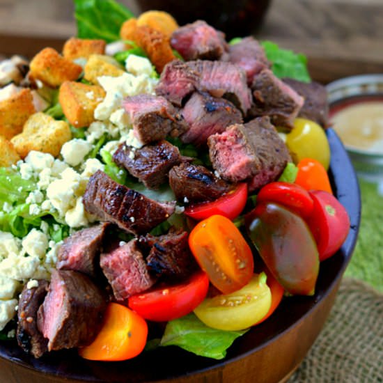 Balsamic Honey Grilled Steak Salad